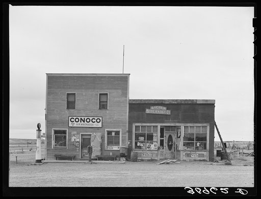 Store building at Alger [i.e. Archer]. Sheridan County, Montana