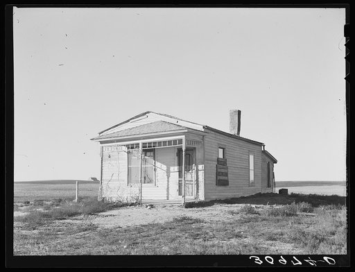 Abandoned house near Ambrose, North Dakota