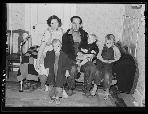 Carl Thorson and family. Crosby, North Dakota