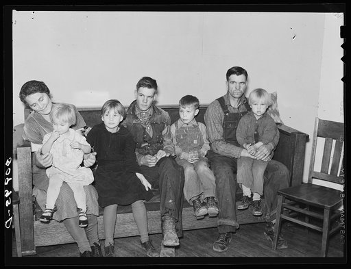 Farm family. Williams County, North Dakota