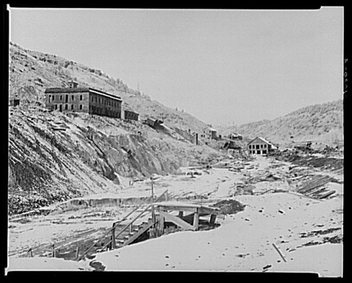 Part of Cambria, Wyoming. Ghost mining town
