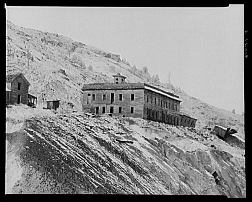 The old hotel at Cambria, Wyoming