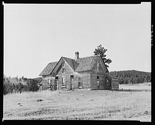 Old homestead of the Hardin family at Two Bit, near Deadwood, South Dakota