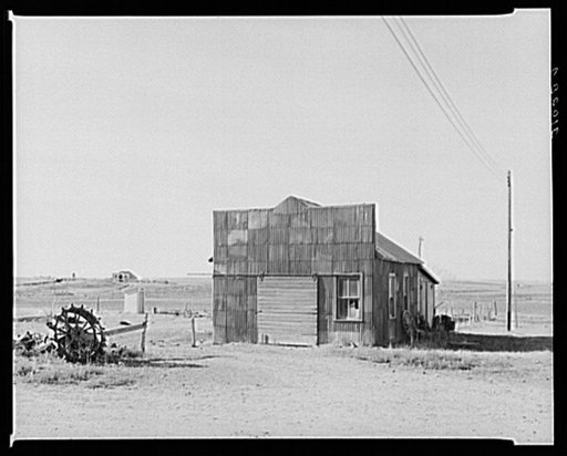 Old blacksmith shop. Arnegard, McKenzie, North Dakota