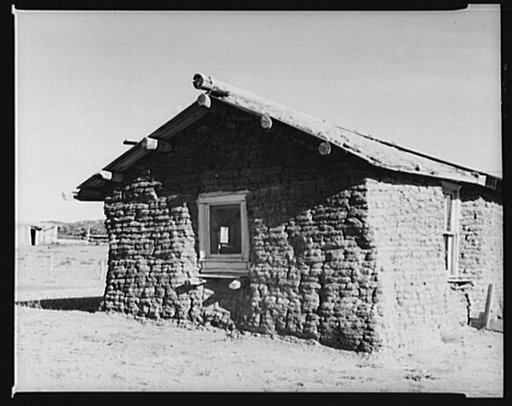 Sod house. McKenzie County, North Dakota