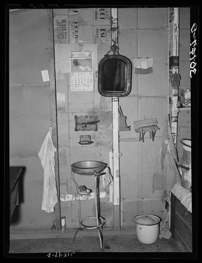 Washing facilities in farmhouse of southern South Dakota