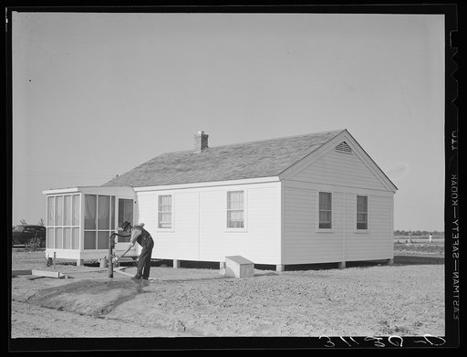 Southeast Missouri Farms. New farm home at La Forge project, Missouri