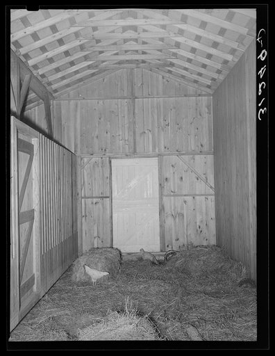 Interior of barn. Southeast Missouri project