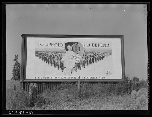 Sign near Sikeston, Missouri