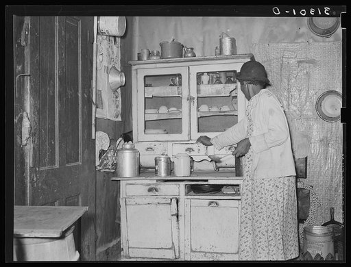 Background photo. Wife of tenant farmer living near Caruthersville, Missouri. They will participate in the FSA (Farm Security Administration) tenant purchase program