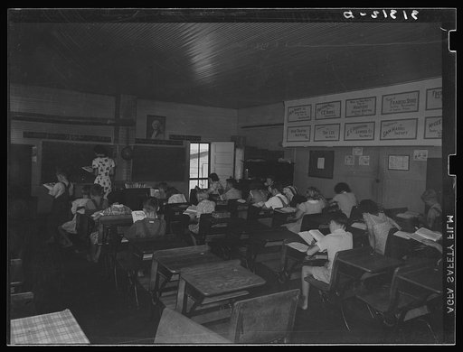 Untitled photo, possibly related to: Primary school near Southeast Missouri Farms