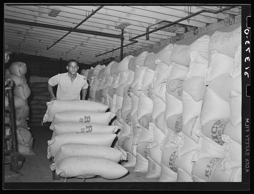 Storage warehouse. State rice mill, Crowley, Louisiana