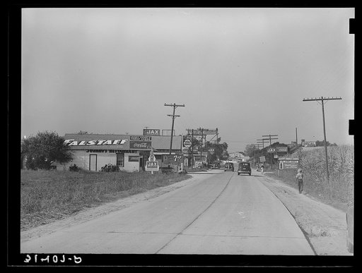 Highway near Raceland, Louisiana