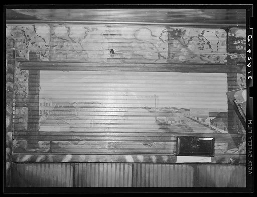 Untitled photo, possibly related to: Decorations in barroom, Raceland, Louisiana