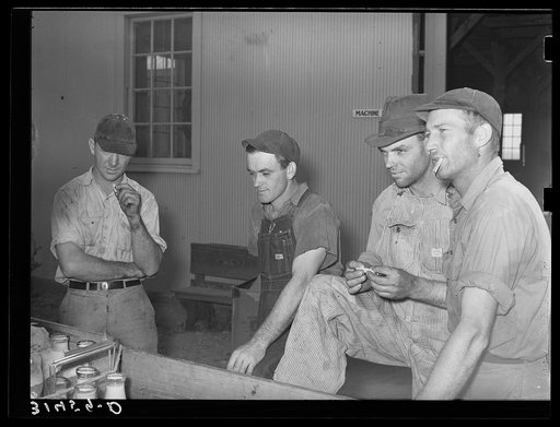 Members of Lake Dick cooperative association. Lake Dick Project, Arkansas