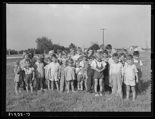 Schoolchildren. Lake Dick Project, Arkansas
