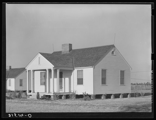 Type of house. Lake Dick Project, Arkansas