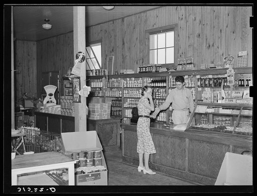 General store. Lake Dick Project, Arkansas