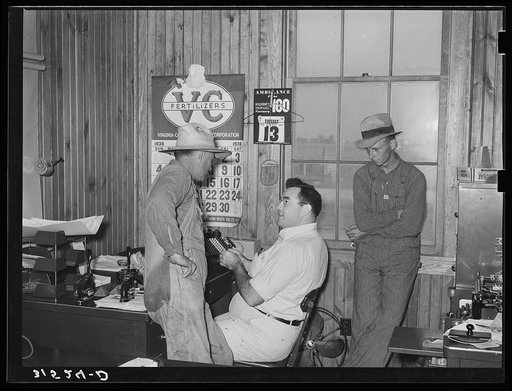 Office of cooperative association. Lake Dick Project, Arkansas