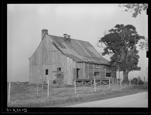 Old sugar house soon to be demolished. Lake Dick Project, Arkansas
