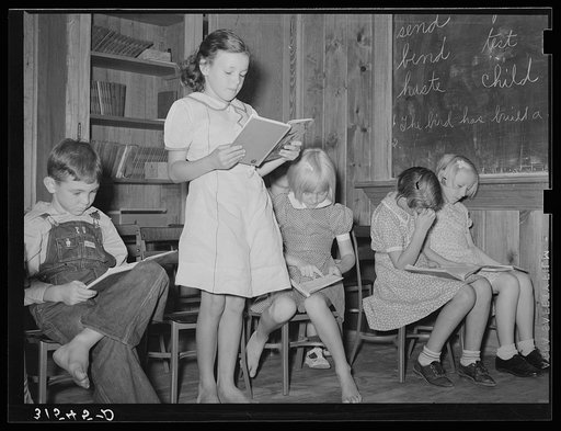 Reciting. Lake Dick Project School. Arkansas