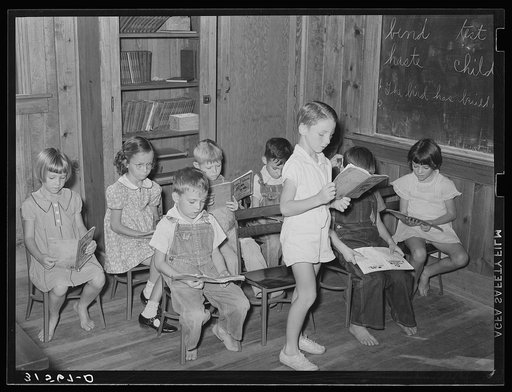 Schoolchildren. Lake Dick Project, Arkansas