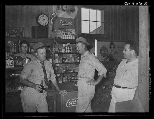 Farmers of cooperative association. Community manager in center. Lake Dick Project, Arkansas