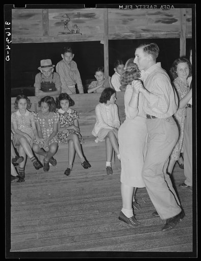 Fais-do-do dance near Crowley, Louisiana