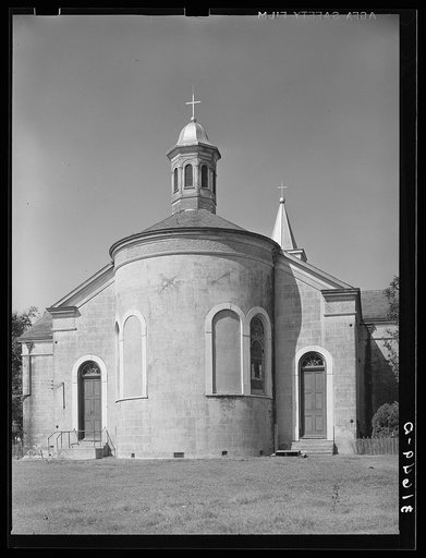 Rear of church. Saint Martinville, Louisiana