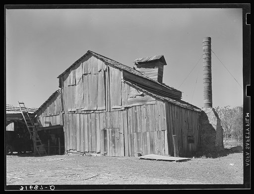 Blanchard syrup mill near Gibson, Louisiana