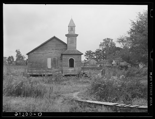 Negro church near Krotz Springs, Louisiana.