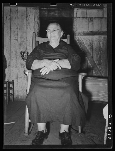 Mother of Cajun day laborer at home near New Iberia, Louisiana