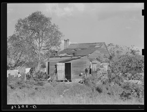 Home of Negro plantation worker near New Roads, Louisiana