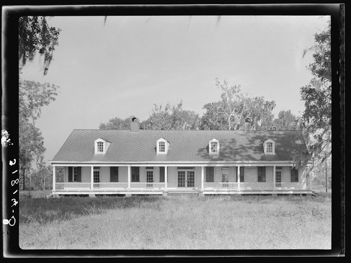 Avalon plantation house near Patterson, Louisiana