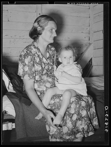 Untitled photo, possibly related to: Mrs. Adams, wife of farmer near Morganza, Louisiana. Family will shortly be helped by FSA (Farm Security Administration)