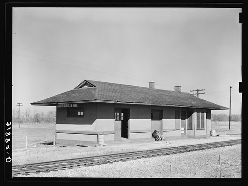 Railroad station. Jerome, Arkansas