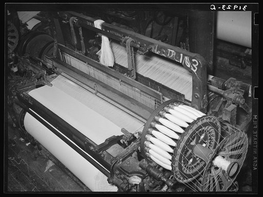 Loom, Laurel cotton mill. Laurel, Mississippi