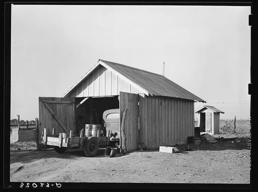 Garbage and privy of FSA (Farm Security Administration) client. Hidalgo County, Texas
