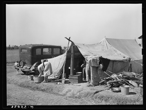 Camp of white migrants. Weslaco, Texas. See general caption