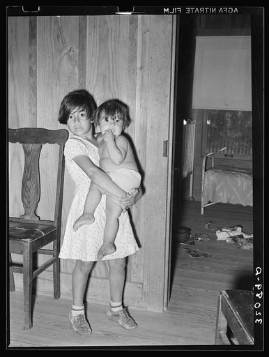Children of Mexican farm owner. Hidalgo County, Texas