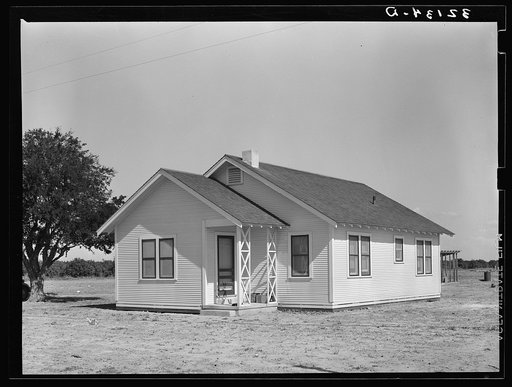 Farm home built under tenant purchase program. Hidalgo County, Texas