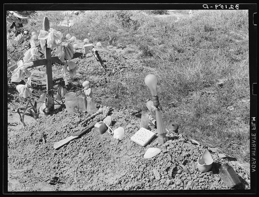 Mexican grave. Raymondville, Texas