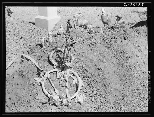 Mexican grave. Raymondville, Texas