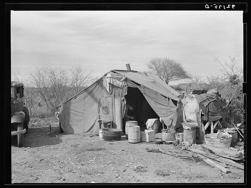 White migrant camp near Mercedes, Texas. See 32108-D