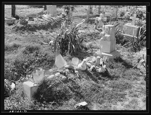 Mexican grave. Raymondville, Texas
