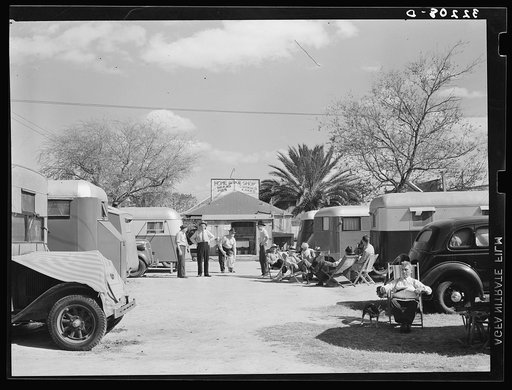 Trailer camp. McAllen, Texas