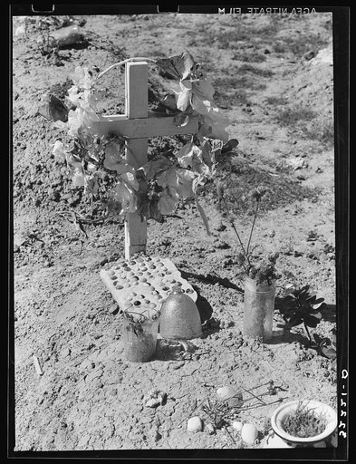 Mexican grave. Raymondville, Texas