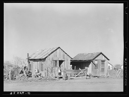 Typical Mexican house. Robstown, Texas