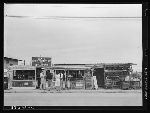 Secondhand furniture store. Corpus Christi, Texas
