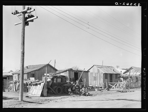 Housing. Mexican district, Robstown, Texas